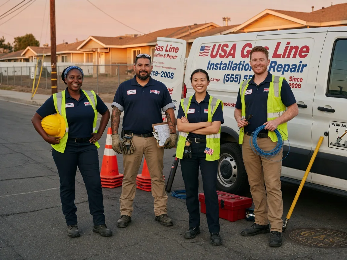 Gas Line Installation company in Zamora, CA